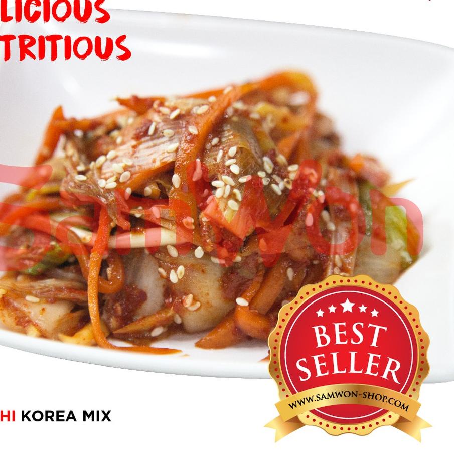 

Quality Control✅SAMWON KIMCHI MIX SAWI WORTEL LOBAK FRESH 1 KG - FRESHLY MADE ORIGINAL KOREAN FOOD MAKANAN KOREA|KD5