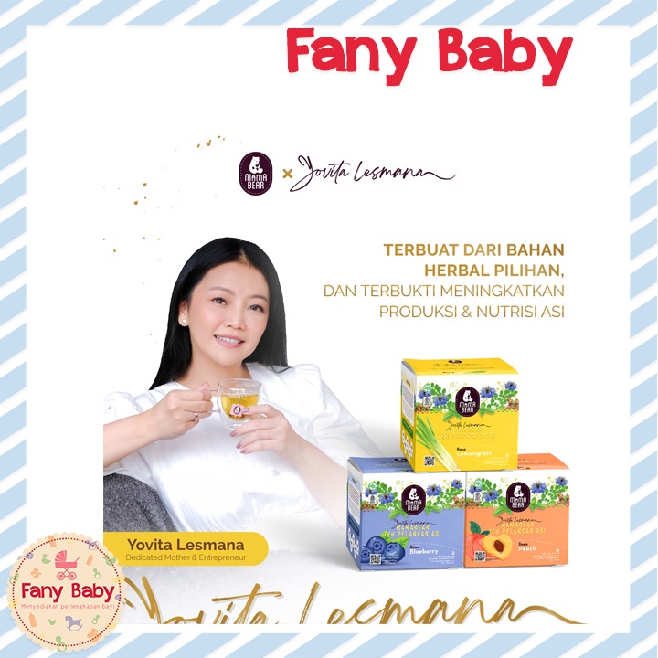 MAMABEAR TEH PELANCAR ASI - ISI 20 TEA PACK