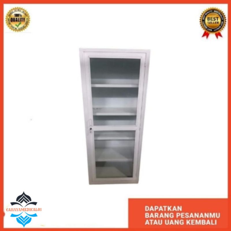 Lemari Instrument 1 pintu besi / Lemari penyimpan obat / Lemari obat
