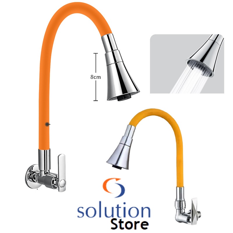 Kran Cuci Piring Flexibel Angsa warna warni Kran flexibel warna warni