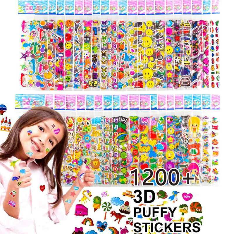 LAWADKA Mainan Anak 3D Sticker Sheets Children Toy - SU-034 Kado Hadiah Present Souvenirs