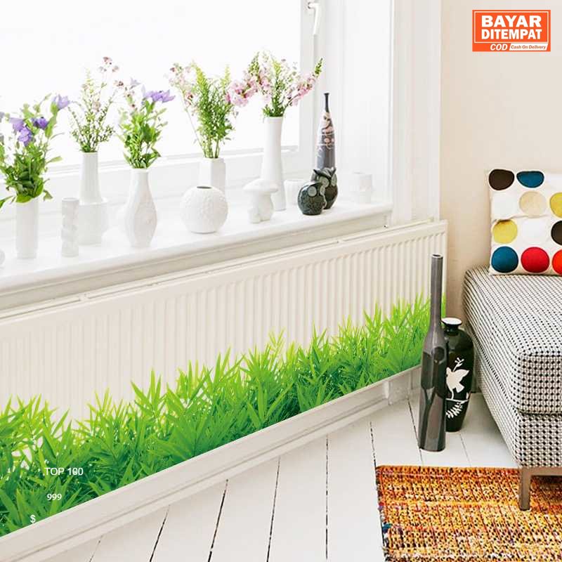 ( ORI ) VEELIKE Stiker Wallpaper Dinding Model Rumput - RQ122