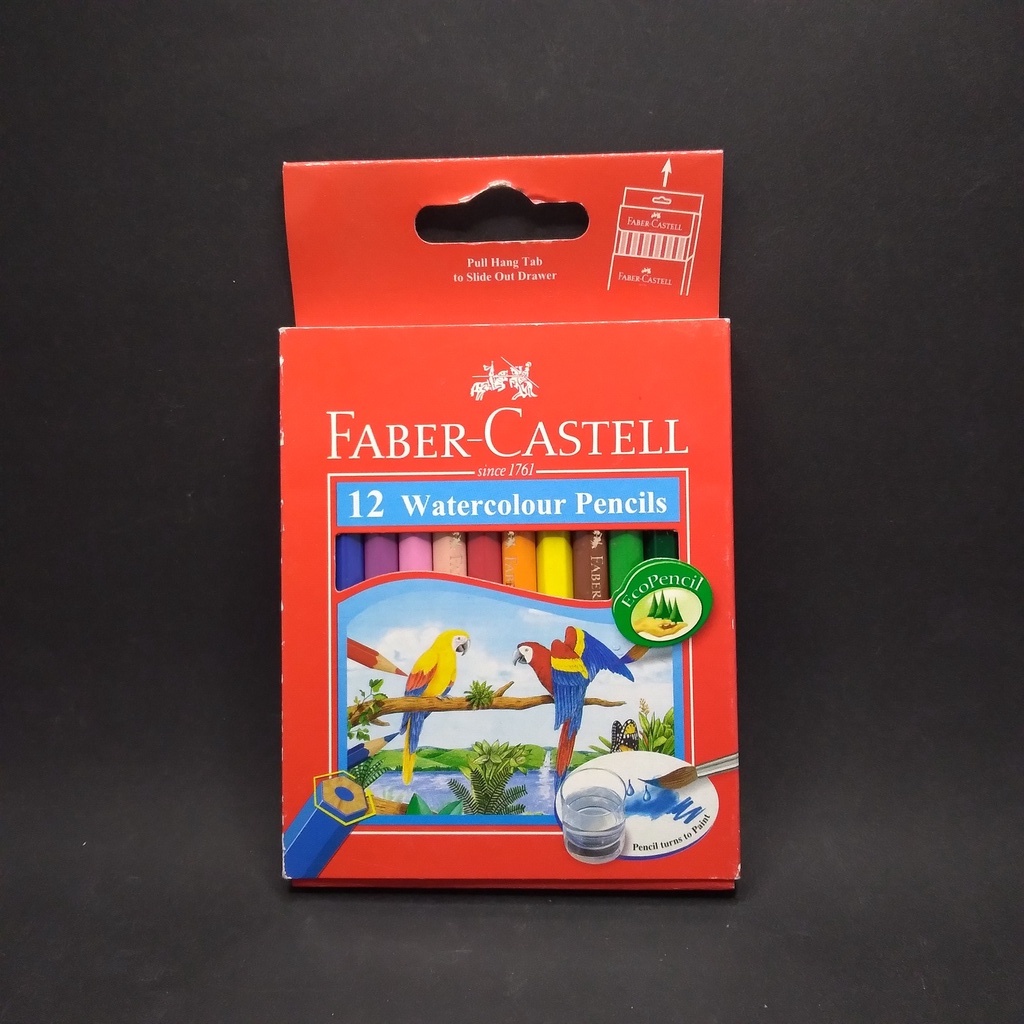 

PENSIL WARNA FABER CASTELL 12 WARNA WATERCOLOUR