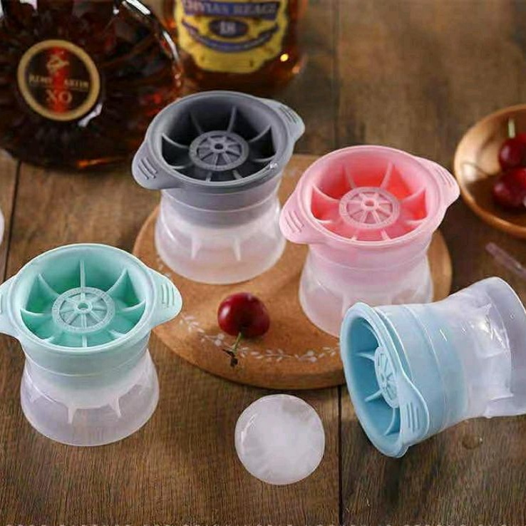 

ICE BALL MAKER SILICONE SINGLE BIG MOLDING CETAKAN ES BATU BULAT BESAR