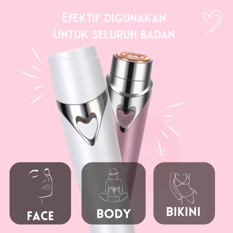 ALAT CUKUR BULU EPILATOR PENCUKUR CUKURAN SHAVER KETIAK KAKI TANPA TUMBUH KASAR