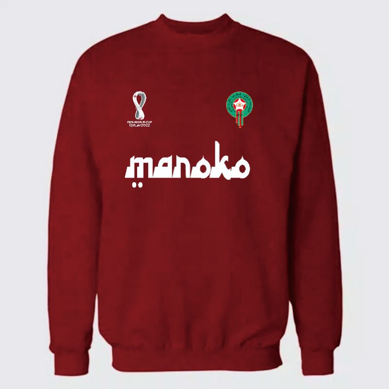 Sweater timnas Maroko Edisi Piala Dunia 2022 (ready 2xl)