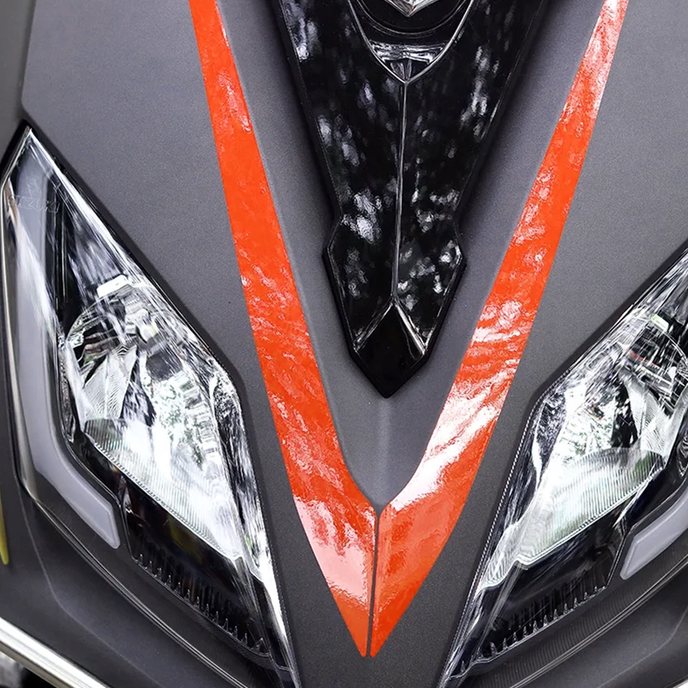 Suzuki Fairing Stiker Reflektif Depan Kepala Deca Motor Modifikasi Decal Helm Dekorasi Untuk SUZUKI UY125 NIGHTCAT Style