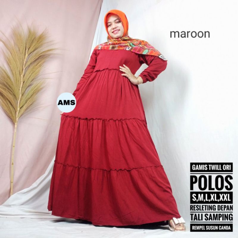 Gamis Twill Ori Polos