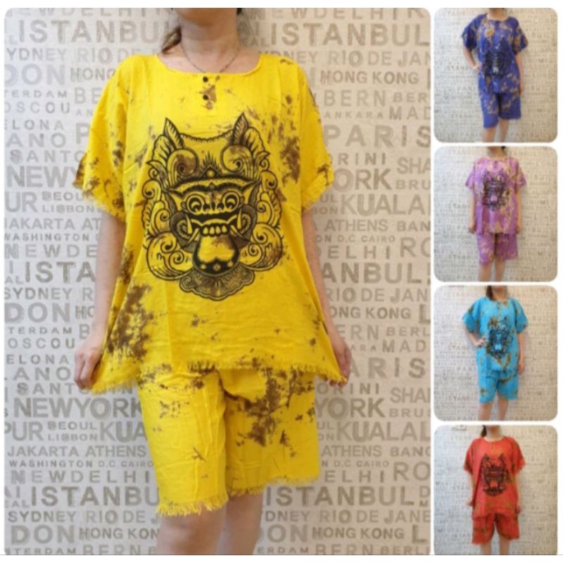 Setelan barong bali dewasa / setelan rayon / setelan bali dewasa / setelan bali / setelan barong