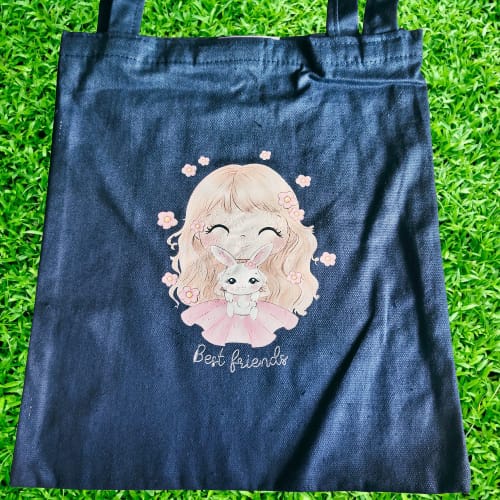 Termurah Tote Bag Kanvas DTF / Slingbag Bahu WAnita Karakter 3D