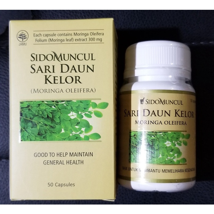 Jual Obat Herbal Sido Muncul Sari Daun Kelor Menurunkan Kolestrol