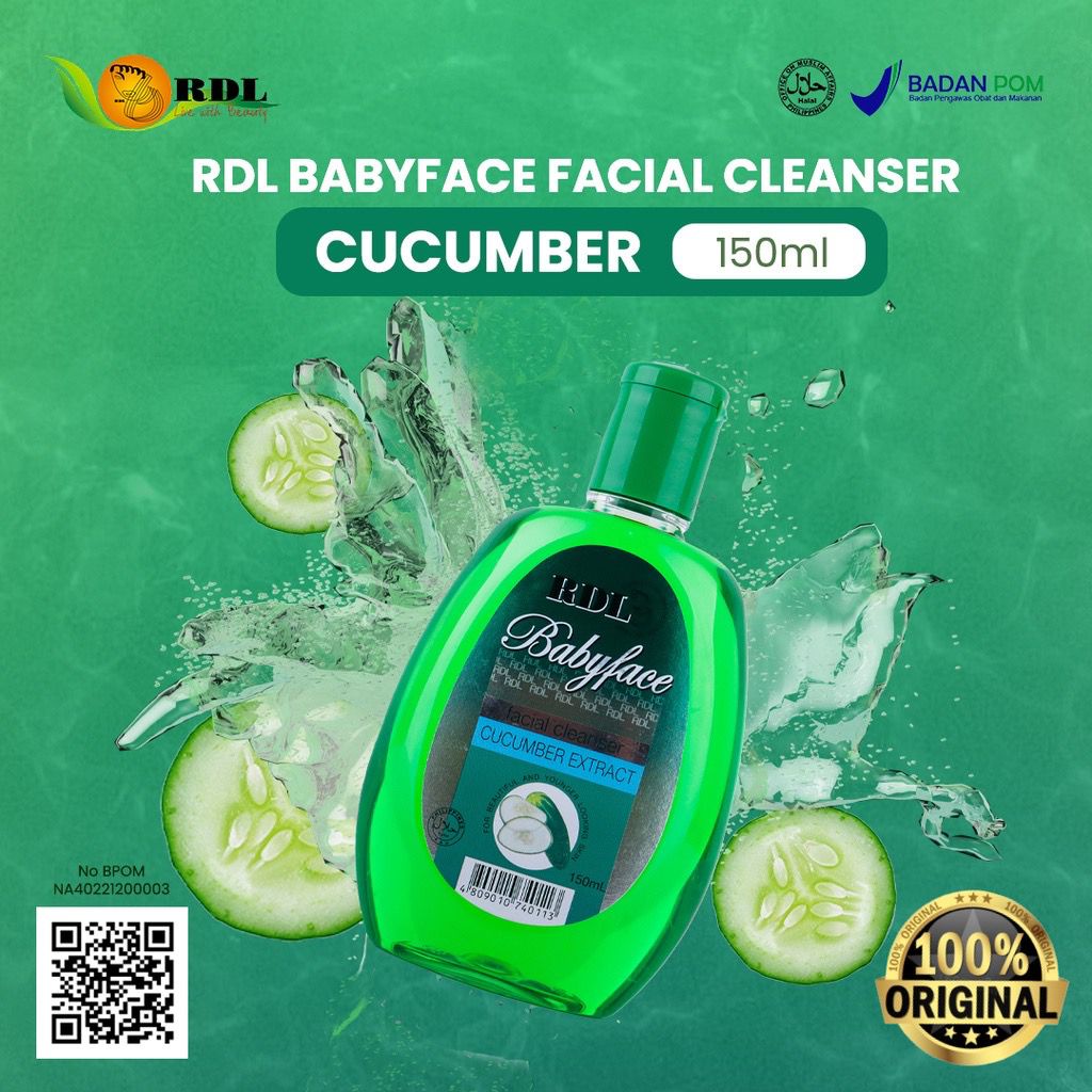 RDL Babyface Facial Cleanser with Cucumber Extract 150 ML