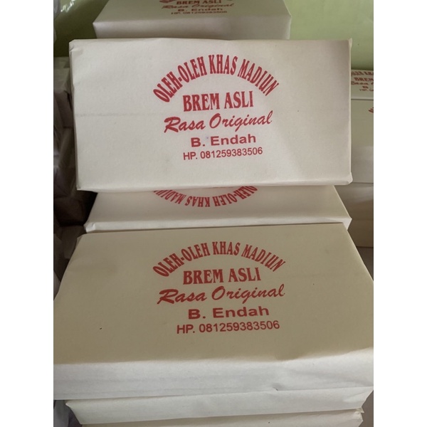

BREM ORIGINAL Bu Endah (isi 6 batang)
