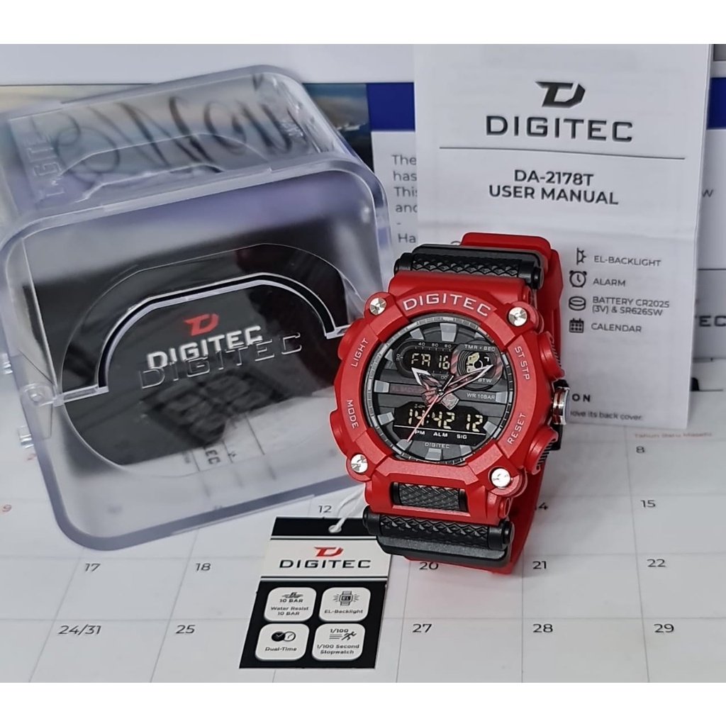 Jam Tangan Pria Digitec 2178T Original