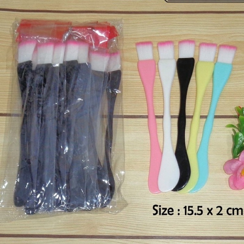 2IN1 KUAS SPATULA MASKER
