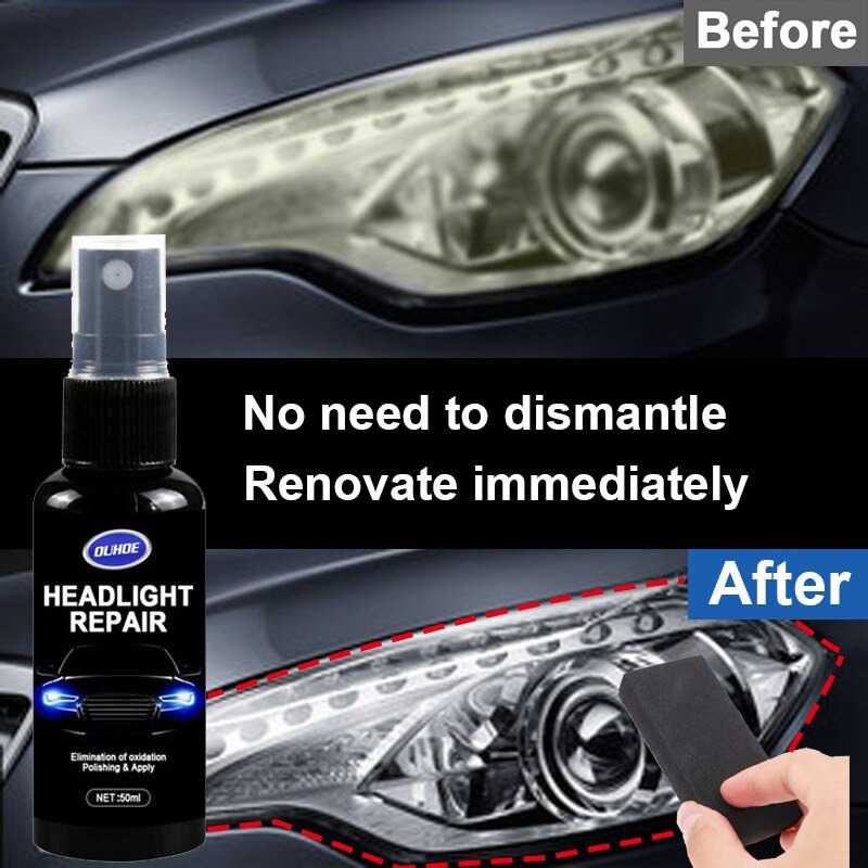 Cairan Reparasi Lampu Mobil Headlight Polish Repair 50ml