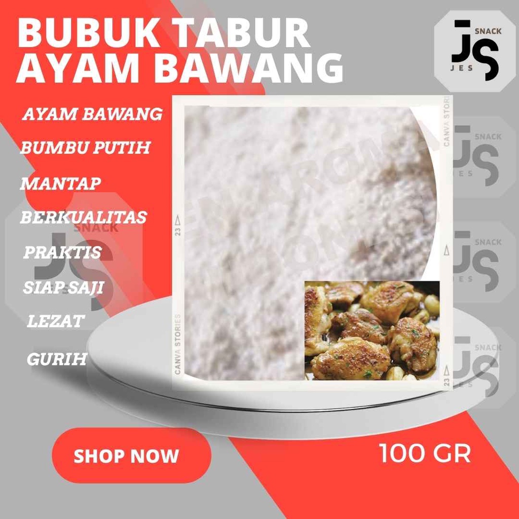 

Bumbu Tabur Rasa Ayam Bawang - Bubuk Instan Mie Enak Murah - Ayam Bawang 100 gram