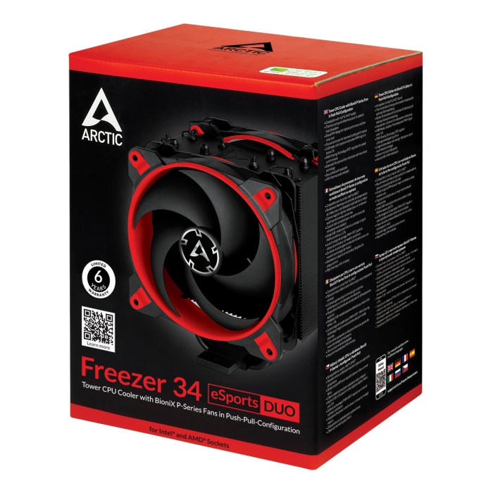 ARCTIC Freezer 34 eSports DUO - RED