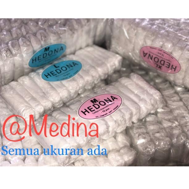G(3Y») HEDONA Putih/ celana sekali pakai/celana tisu/celana dalam wanita pria/celana umroh haji isi 