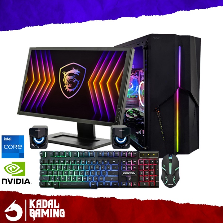 PC GAMING INTEL CORE I5 3470 VGA NVIDIA GTX 1050 2GB PUBG STEAM APEX LEGENDS GAMES PS4