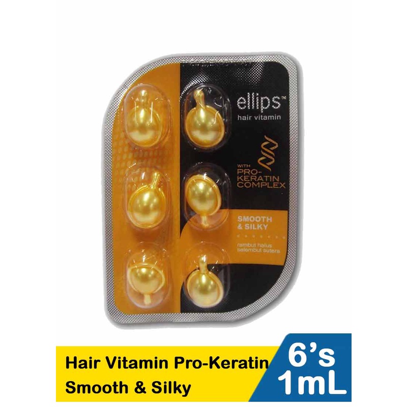 ELLIPS Hair Vitamin With Pro Keratin Complex Blister 6 Capsul @1ml - Hair Protection