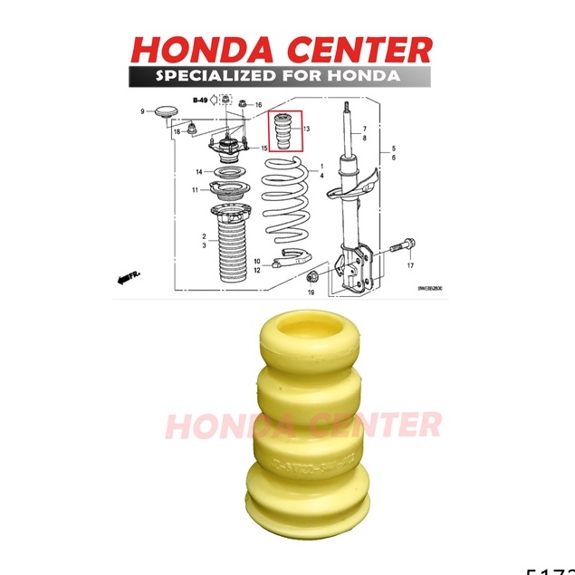 karet rubber stopper shock breaker karet anti kandas karet dumper shock depan crv 2007 2008 2009 2010 2011 2012 2013 2014 2015 2016 2017
