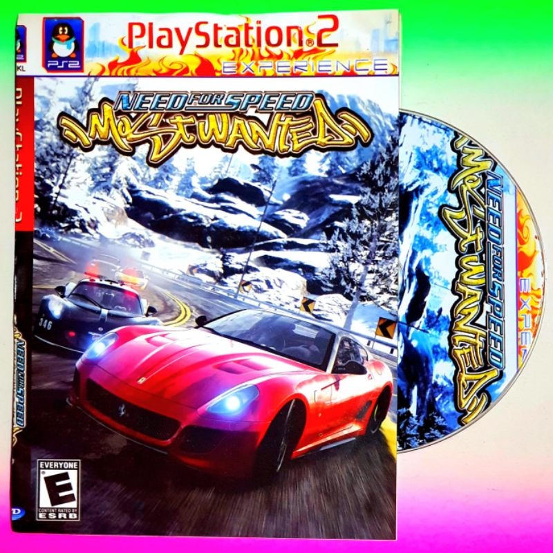 KASET PS2 NEED FOR SPEED MOST WANTED (LATAR PEGUNUNGAN ES) - KASET PLAYSTATION2 TERBARU - KASET PS2 
