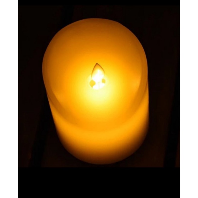 Lilin Goyang Led Diameter 7,5CM Tinggi 13CM