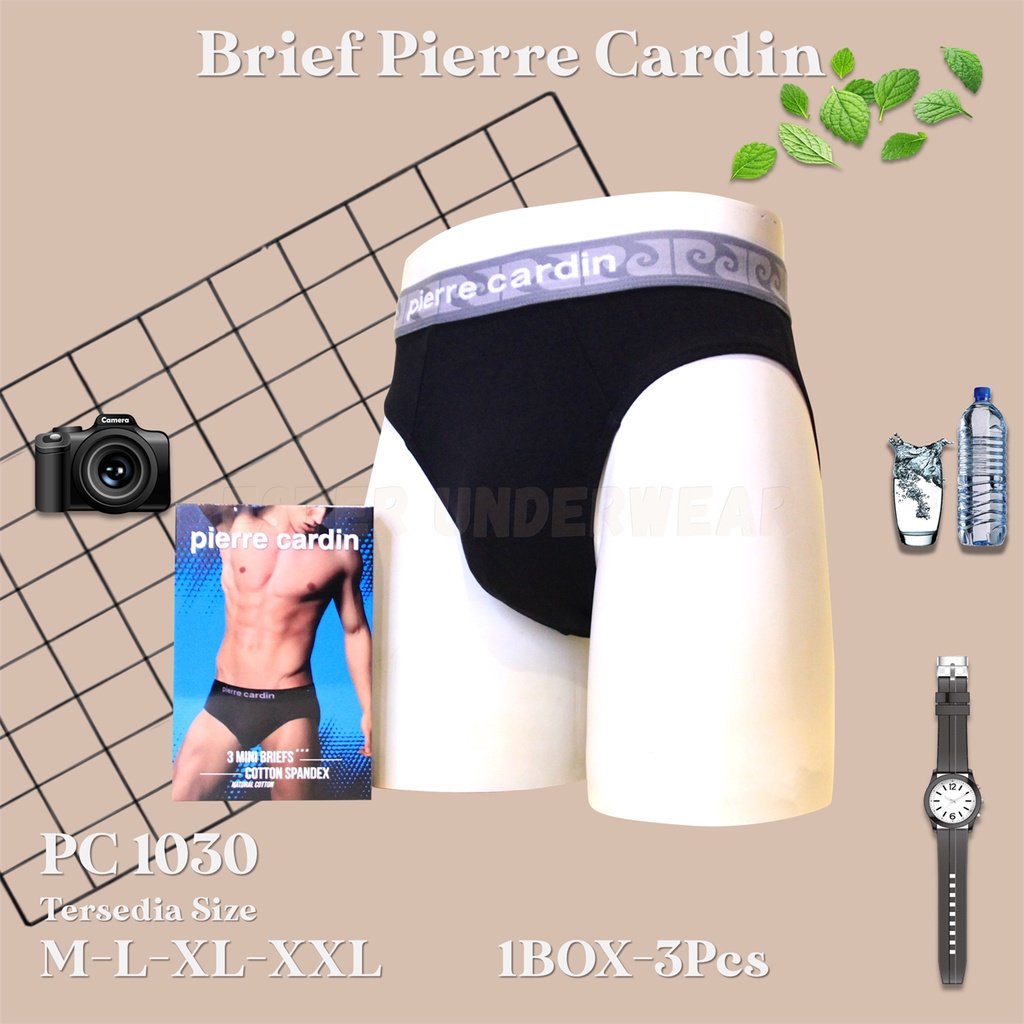 Pierre Cardin Celana Dalam Pria PC 1030 1 Box isi 3Pcs