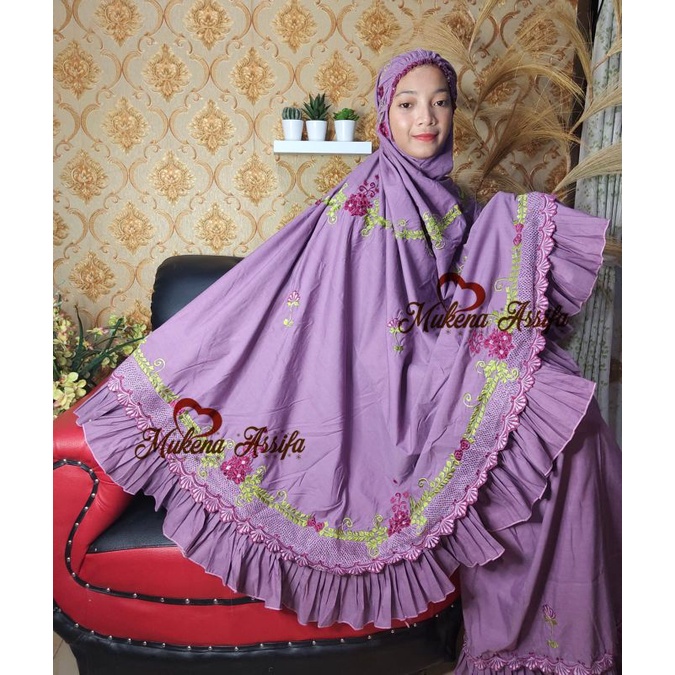 mukena bordir bukittinggi bordir cantik bordir mukena mewah elegant mukena mewah mukena rempal bordi