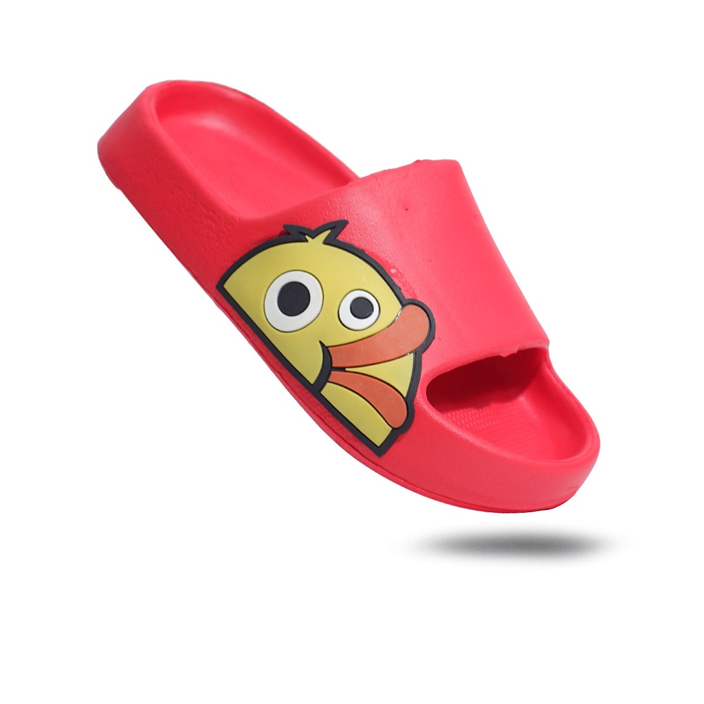 Asfer 877 6T - Sandal slop anak cewek import | Sandal selop eva phylon anak2 permpuan  gambar duck untuk rumah tahan air 31-35