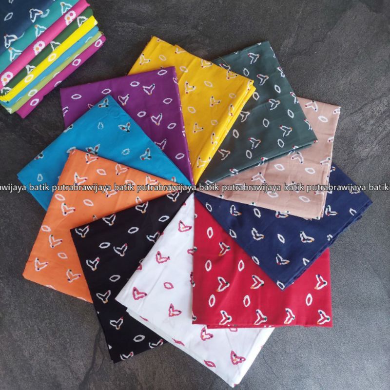 kain batik Cap garutan motif jumputan katun halus kain batik atasan grosir kain batik pekalongan