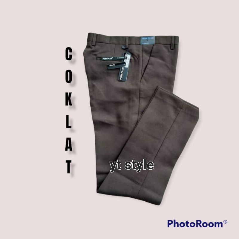 celana bahan jumbo poin plus 39-44 | celana bahan slimfit pria poin plus | celana formal slimfit semiwool pria poin plus  | celana bahan pria | celana formal pria | celana panjang pria | celana kantor pria | celana pria