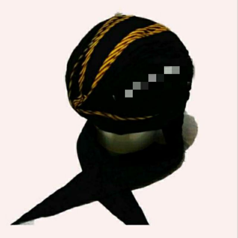 Blangkon Jogja Lipat Sliwir Samurai Kuning // Blangkon Jogja Lipat Sliwir // Blangkon Jawa Harga Gro