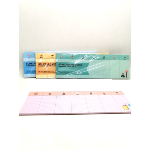 

Buku Fancy Schedule Memopad Random