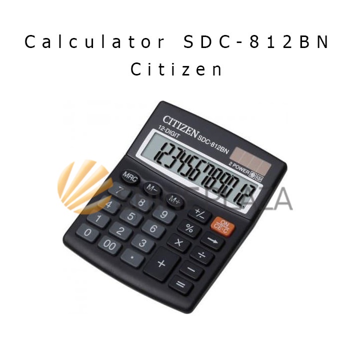 

NEW Calculator 12 Digit SDC-812BN - Citizen