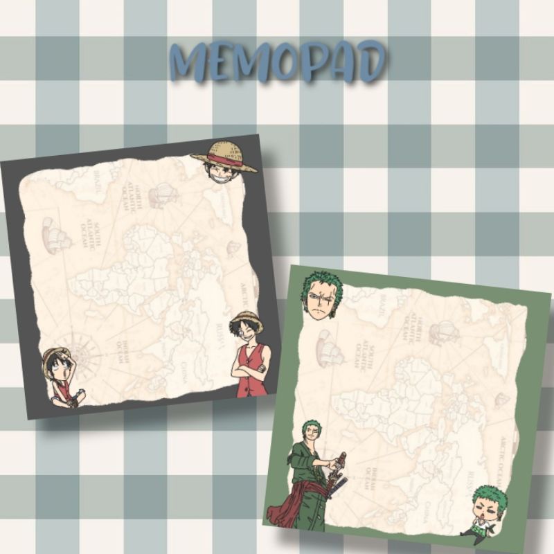 

MEMOPAD ONE PIECE || 40 LEMBAR || 20 LEMBAR || ONE PIECE || MEMOPAD ANIME || MEMOPAD LUCU || MEMO PAD