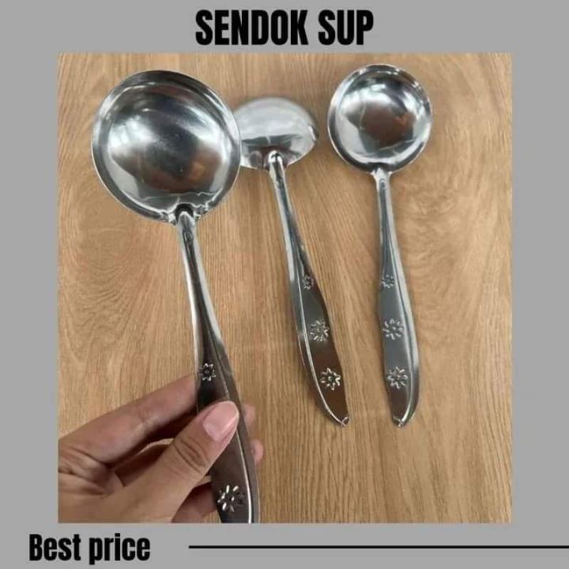 Sendok Sup Ecer Prasmanan Merek BMW / Stainless steell