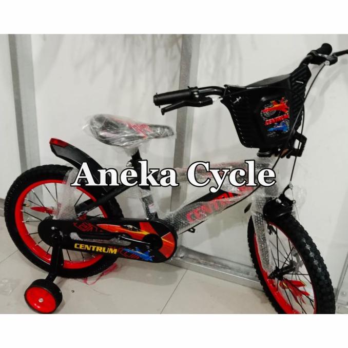 Sepeda Anak Roda Empat Cowok Bmx Centrum 16 Inch #Original