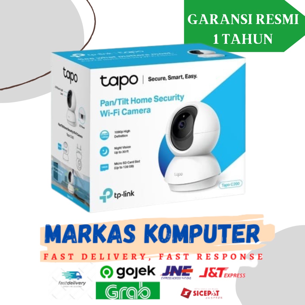 TP-LINK Pan/Tilt Home Security Wi-Fi Camera Tapo C200