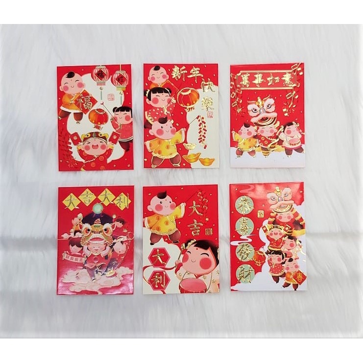 

Angpao Imlek Netral Terbaru Termurah Ukuran standard LL2037 | Angpao Kertas Netrak Motif Anak Kecil Bahan Artpaper Agak Tipis Isi 6 Motif Sama