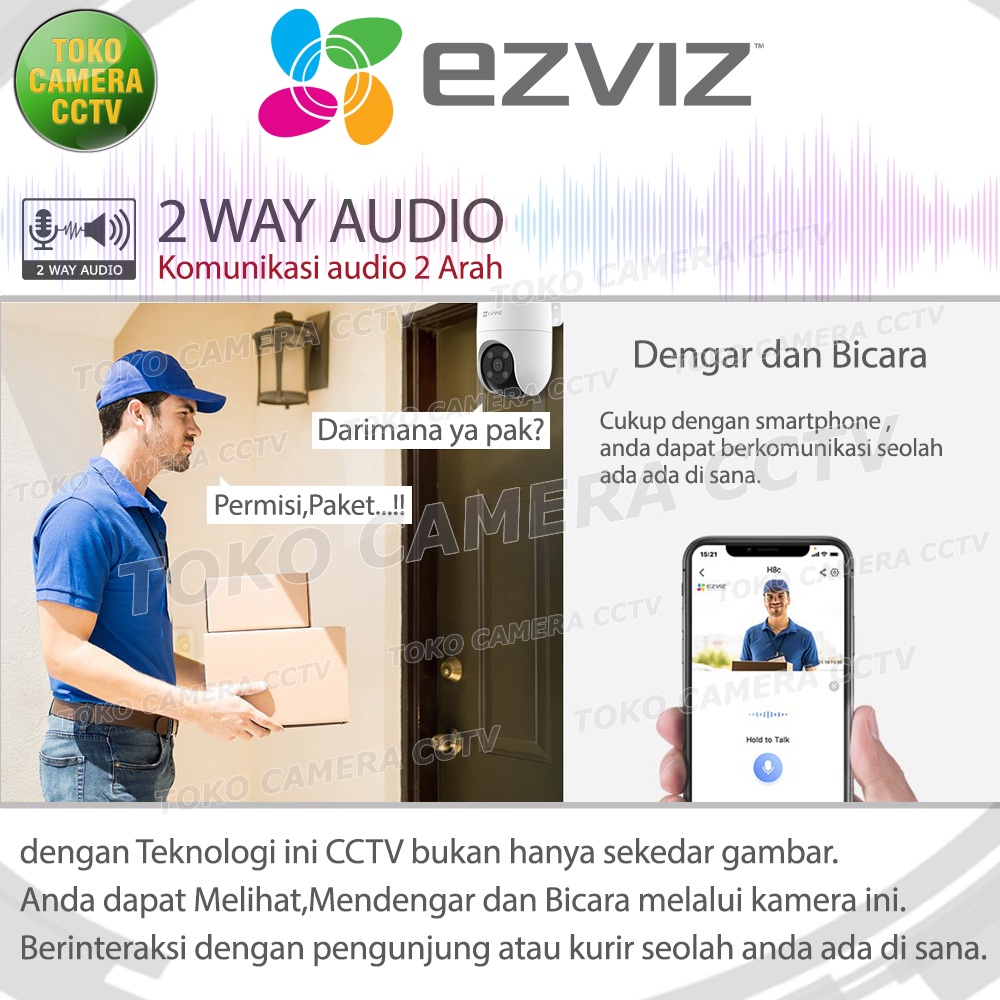 CCTV WIFI KAMERA IP CAMERA EZVIZ PTZ