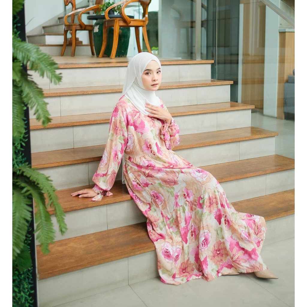 AKSARA DRESS - DRESS WANITA - DRESS OVERSIZE - PAKAIAN WANITA