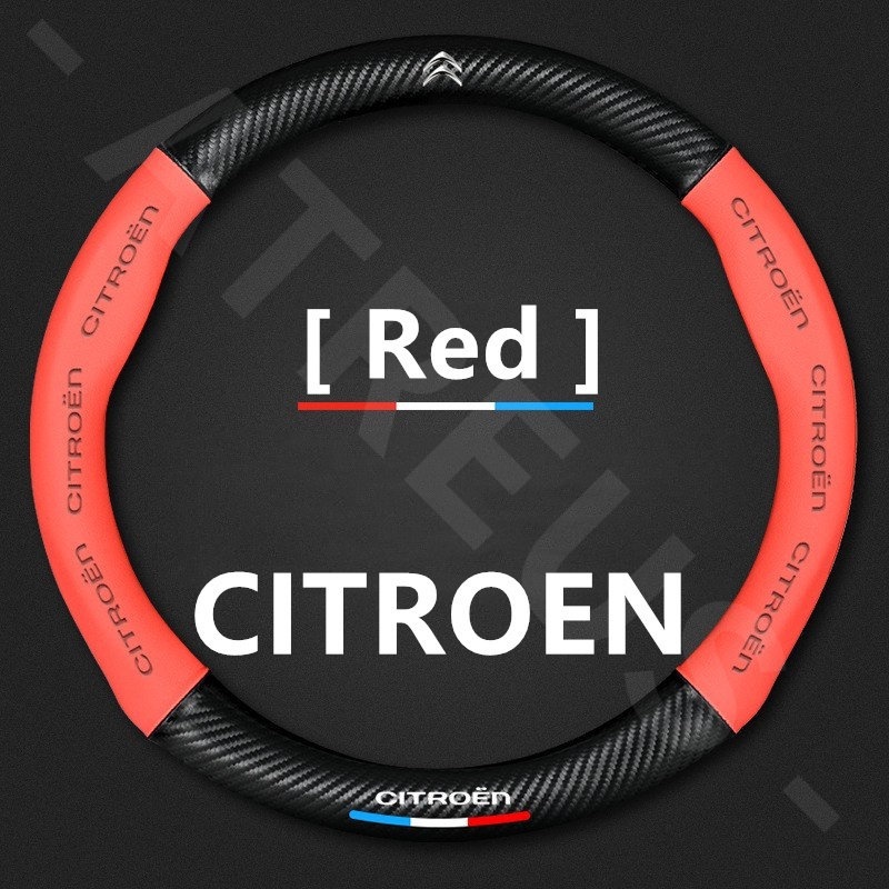 Citroen Car Steering Wheel Cover For c3 c4 c5 Auto Steering Wheel Cover Pelindung Kemudi Interior Mobil Logo Printing 3D