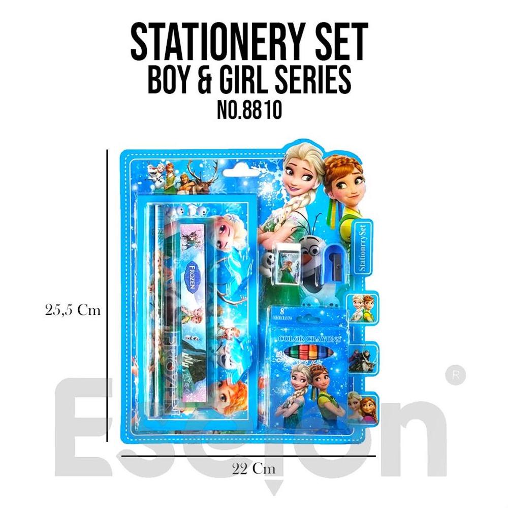 

㊙ Paket alat tulis 9in1 mewarnai/ Alat tulis set / paket alat tulis karakter / Stationery set 8810 ↺