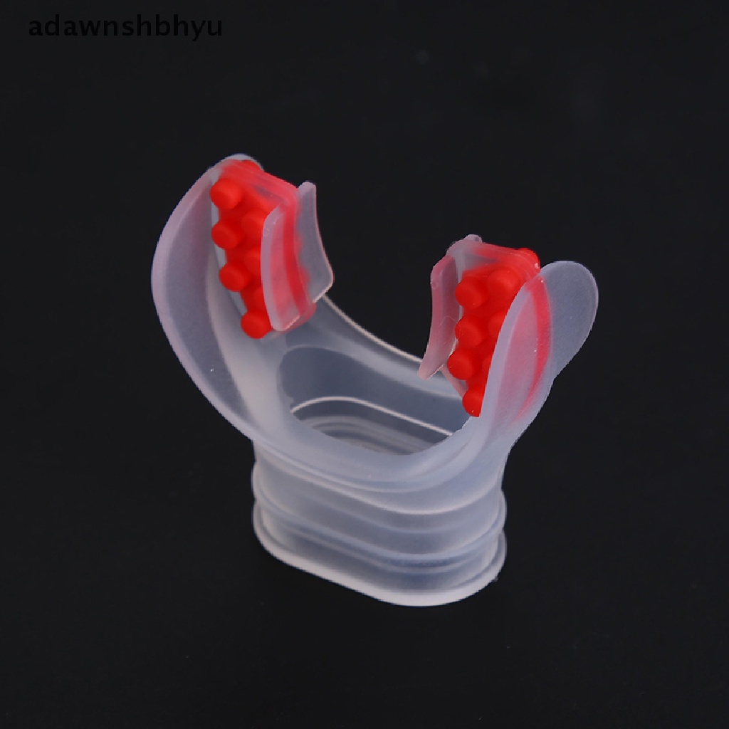 Adawnshbhyu Silikon Throwaway Underwater Diving Breathe Tube Snorkeling Menyelam Mulut Regulator ID