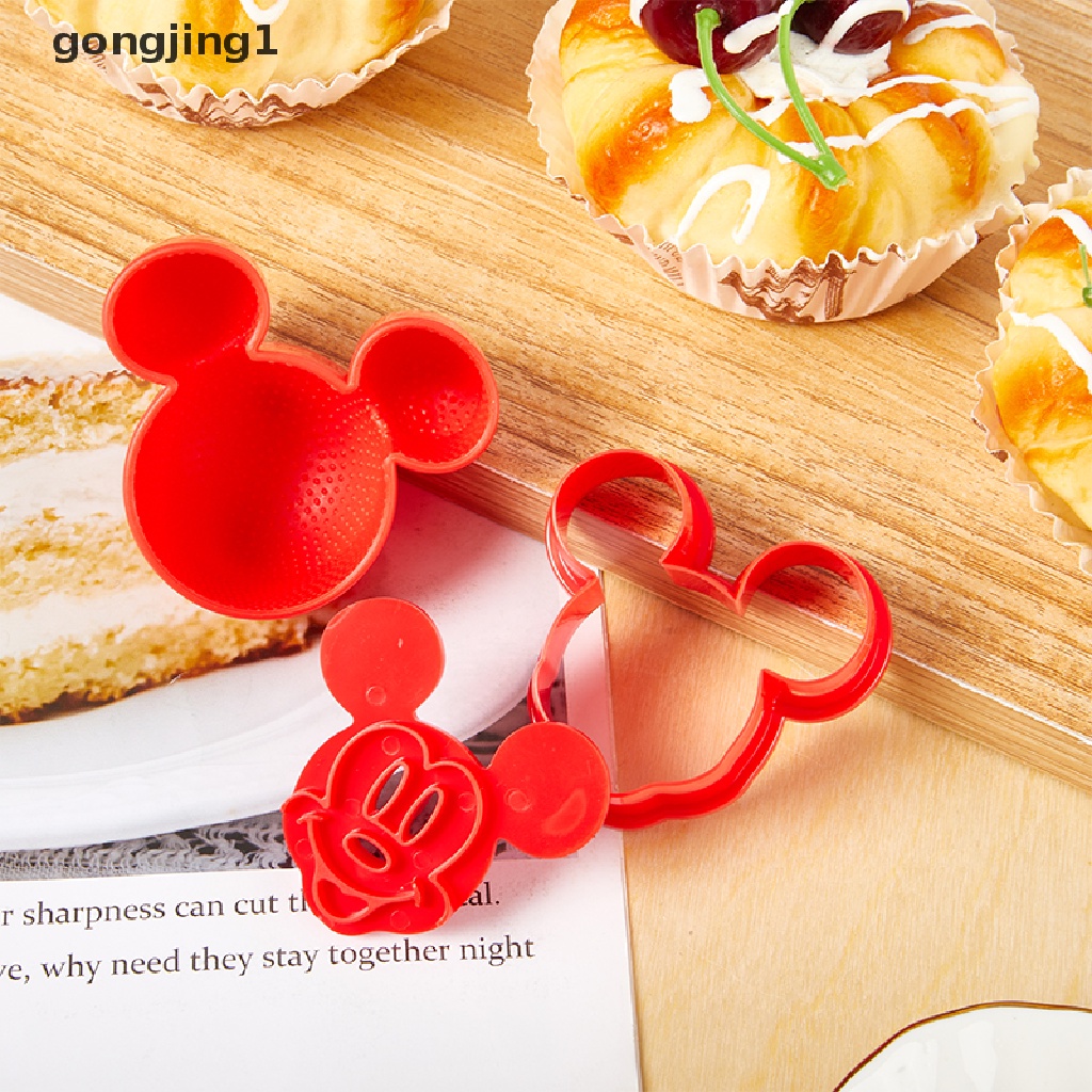 Ggg Disney Cetakan Kue Kartun Mickey Biskuit Nasi Bola Cetakan Perlengkapan Dapur Props ID