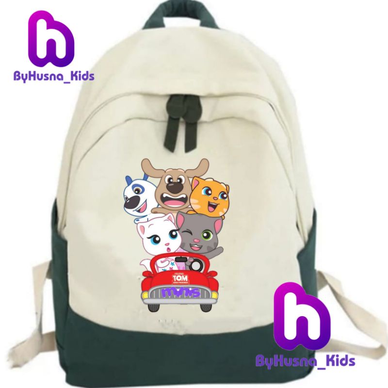 TAS RANSEL ANAK TALKING TOM HEROES TALKING TOM AND FRIENDS CUSTOM