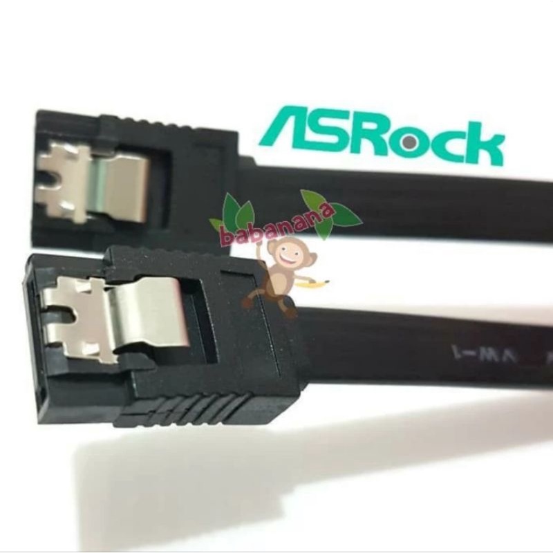 Kabel data sata 3 Original 6Gbps Klip lurus Asus Asrock Gigabyte Msi