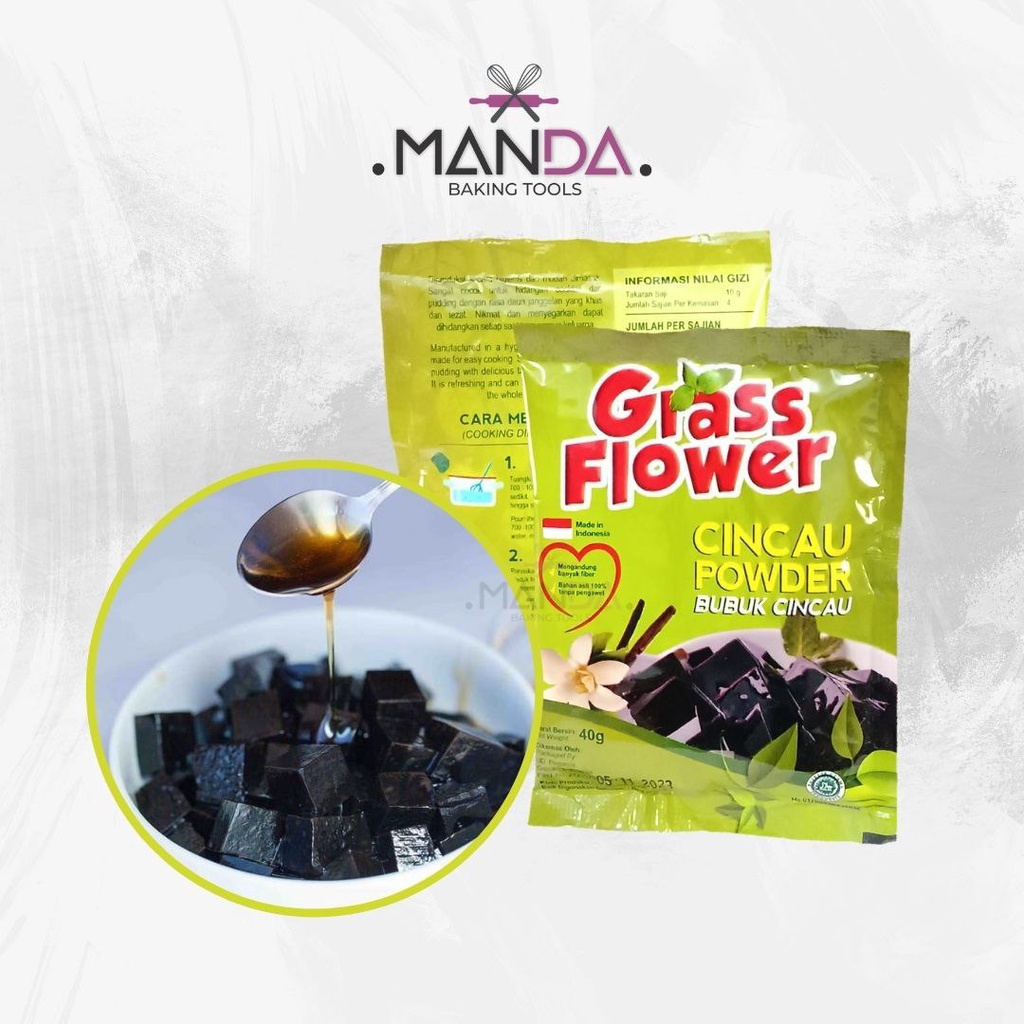 

Grass Flower Cincau Powder Bubuk Cincau 40 gram